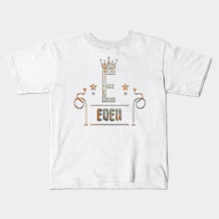 Eden Name Style design Kids T-Shirt